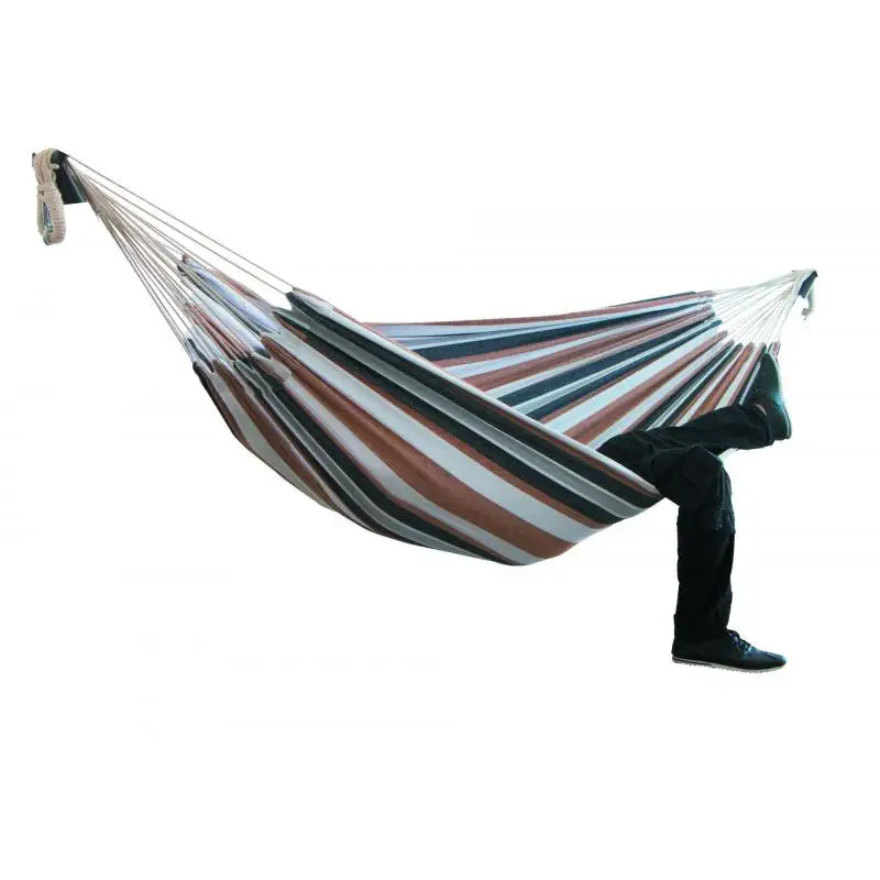 

Outdoor Canvas Hammock Furniture Canvas Fabric Spreader Bar Hammock Tent Camping Swing Hanging Two-Person Hammock Chair Bed