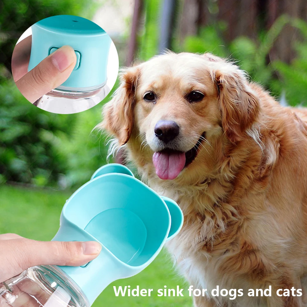 New Pet Dog Cat Water Bottle Portable Travel Cups Outdoor Pet