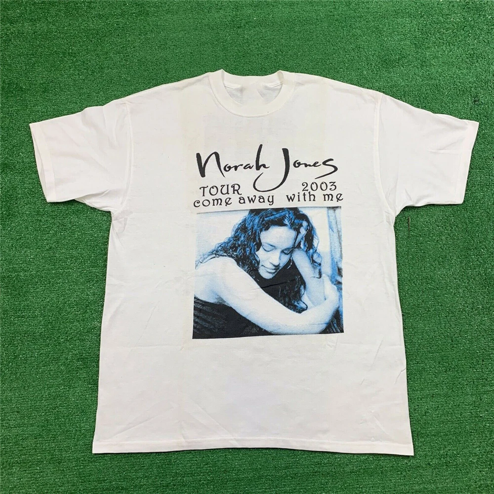 Винтажная Футболка 2003 Y2K Norah Jones Come Away With Me Tour двухсторонняя Мужская футболка Xl на