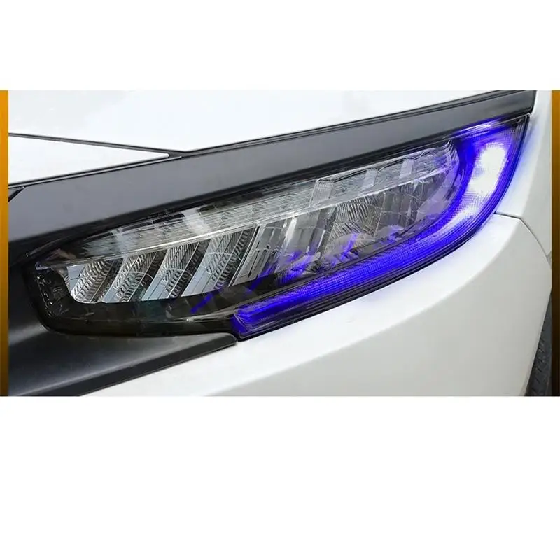 Assessoires Neblineros Led Para авто дневной аксессуар для бега фары передние противотуманные задние фары автомобиля в сборе 16 для Honda Civic