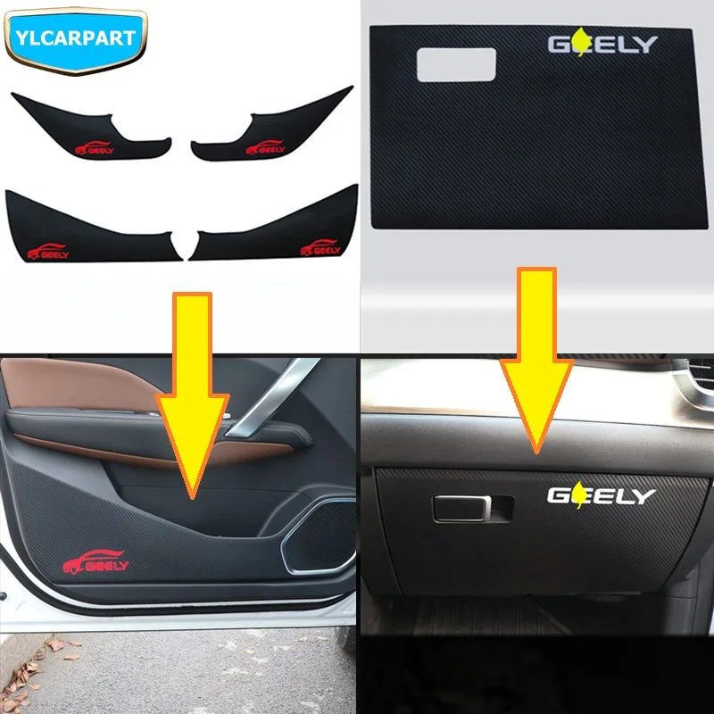 Автомобильный перчаточный ящик дверной противоударный коврик для Geely Coolray Proton X50
