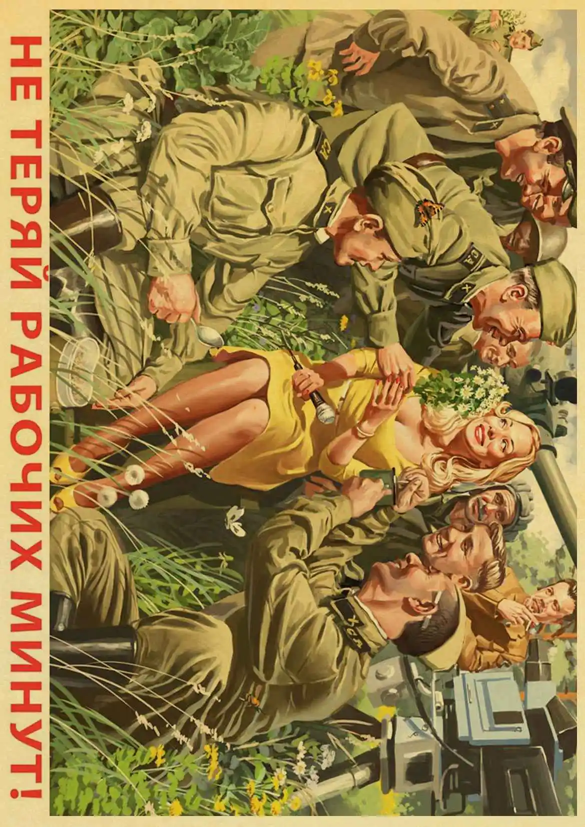 E118 Винтажная бумага, Вторая мировая война, Сталин, CCCP, Ретро плакат, настенная живопись для дома, бар, украшение, 42X30 см, 30X21 см - Цвет: E118