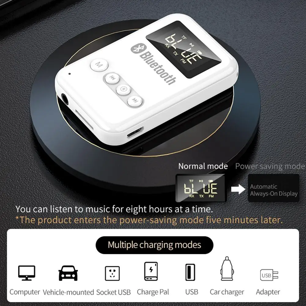 Bluetooth 5 0 аудио передатчик приемник адаптер портативный 3 в 1 беспроводной Hifi MP3 MP4