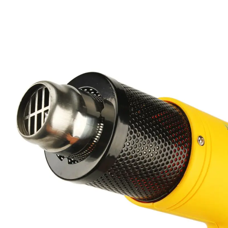 Heat Gun 220V 1800W 2 Modes LCD Display US Plug with Nozzle Power Tool