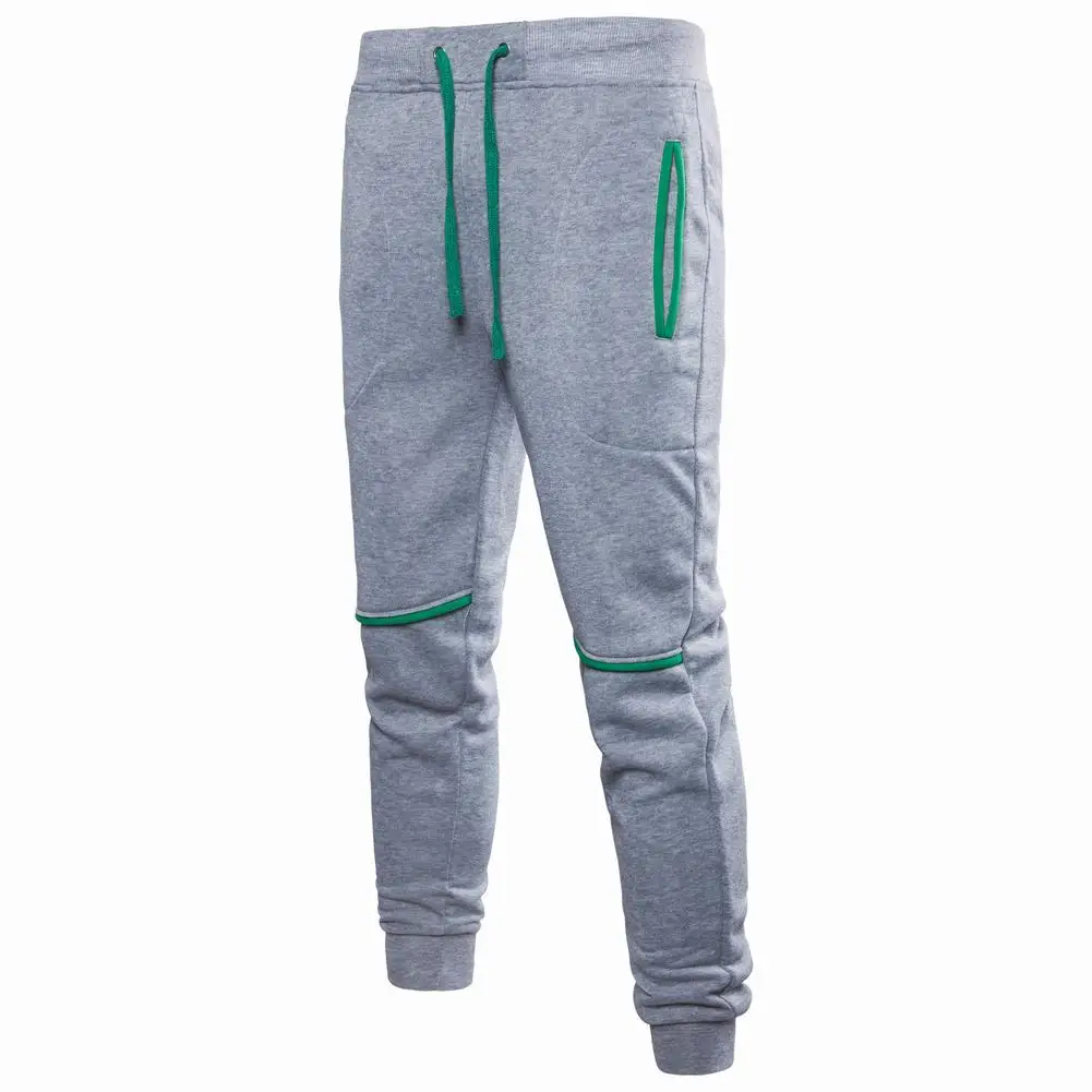 

18 Autumn And Winter New Style Men Contrast Color with Drawstring Casual Sports Pants Skinny Pants