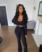 Suelta la onda profunda mechones con cierre 8-28 pulgadas Frontal con mechones brasileño 100% Remy cabello humano 3/4 mechones con cierre