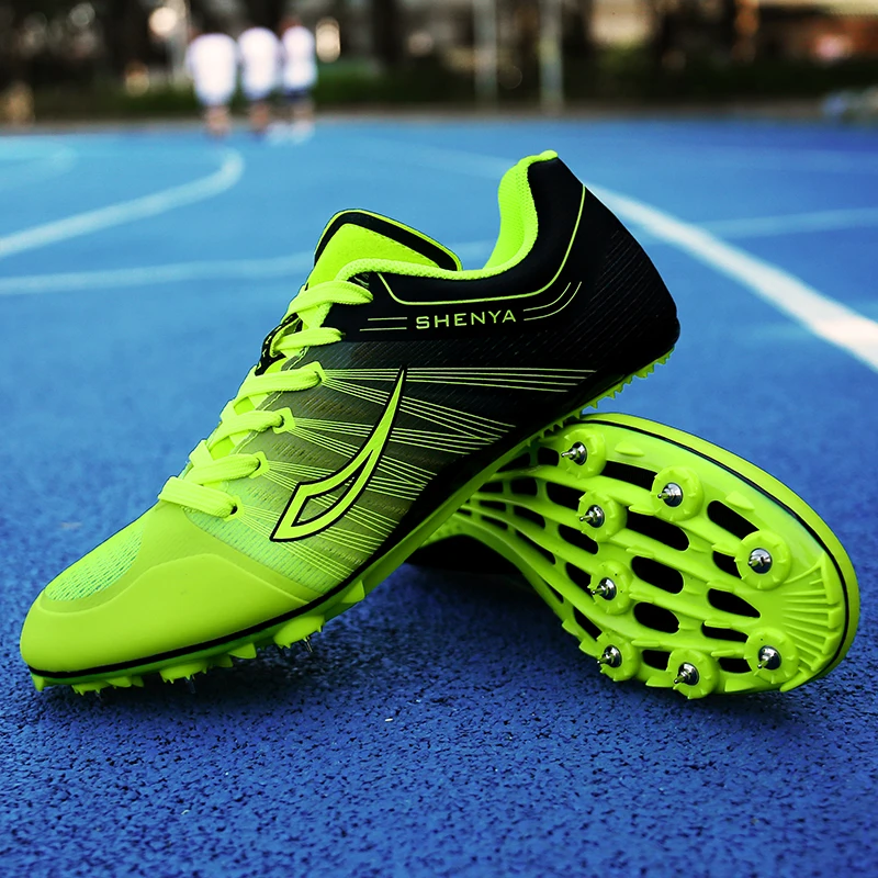  Spikes Shoes for Running Professional High Quality Track and Field Competition Running Shoes Lightw