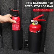 

Car Fire Extinguisher Storage Bag Trunk Seat Back Holder Fire Extinguisher Hanging Bag Trunk Organizer Accessories 2 Sizes