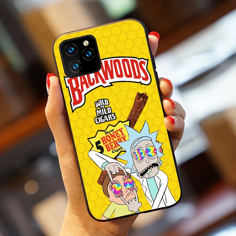 Мягкий ТПУ чехол для телефона Rick marty Backwoods Thrasher для iphone 5S SE 7 7Plus 6S 8 Plus 11 11PRO XS MAX XR черный чехол