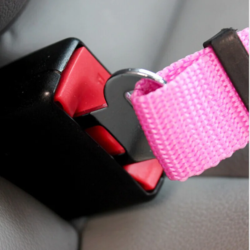 Dog Car Seat Belt Adjustable Leash Harness Colorful Travel Seatbelt Pets Cat Vehicle Safety Leash For Puppy Dogs Seat Belt