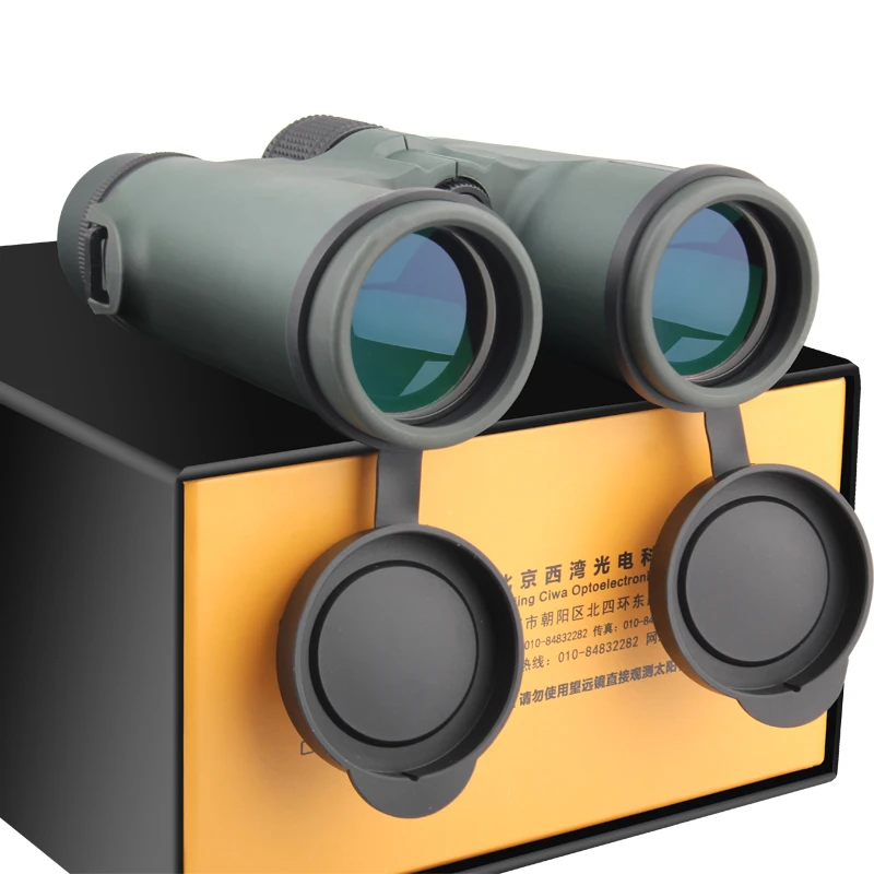 West Bay 10000 м HD 10X42 бинокль для охоты на открытом воздухе мощный военный телескоп Оптическое стекло HD телескоп низкий светильник