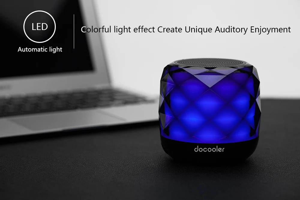 Docooler RBS-F1 динамик Bluetooth V4.2 динамик s Портативная звуковая Беспроводная подставка для стереодинамика 32G TF карта для Телефоны лэптоп ПК
