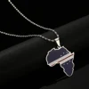 Africa Map & Cabo Verde Map Pendant Necklaces Gold Color Jewelry Map African Map Gift 4