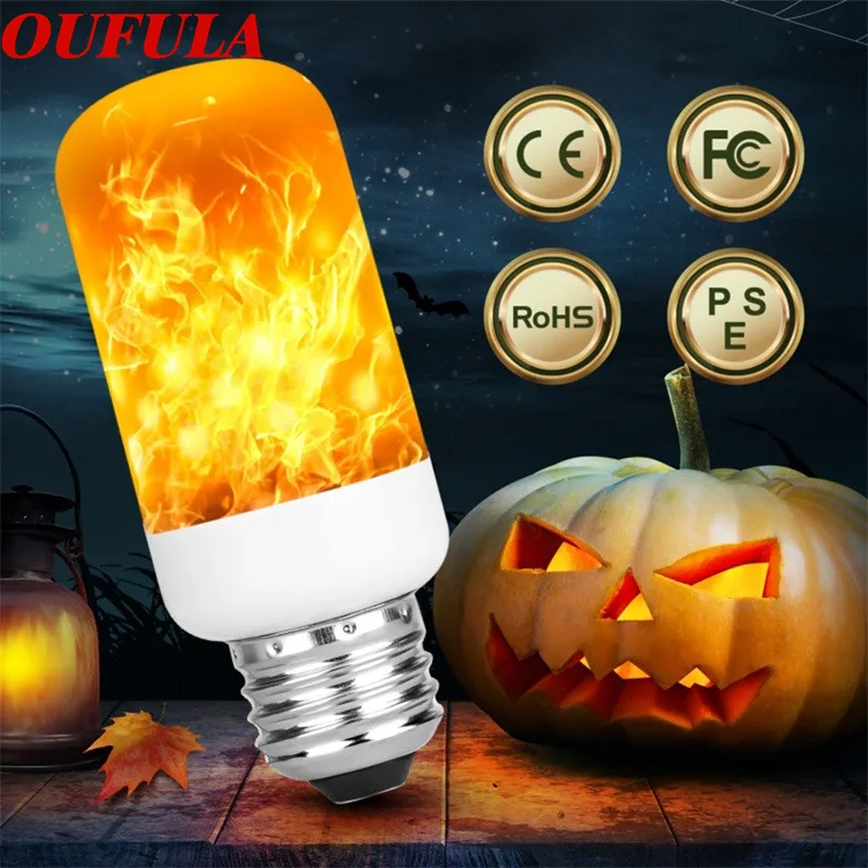 

AOSONG LED Flame Light Christmas Home Decoration E27 5w Atmosphere Light Bar Ktv Atmosphere Light 85V-265V