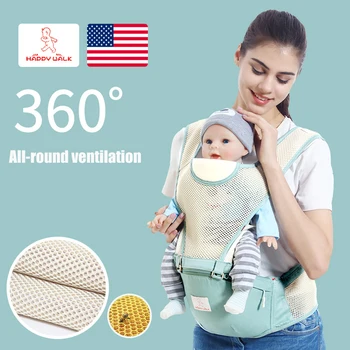 

Happywalk Summer Breathable Baby Carrier Shoulder Multi-functional Infant Carrier Backpack Carrier