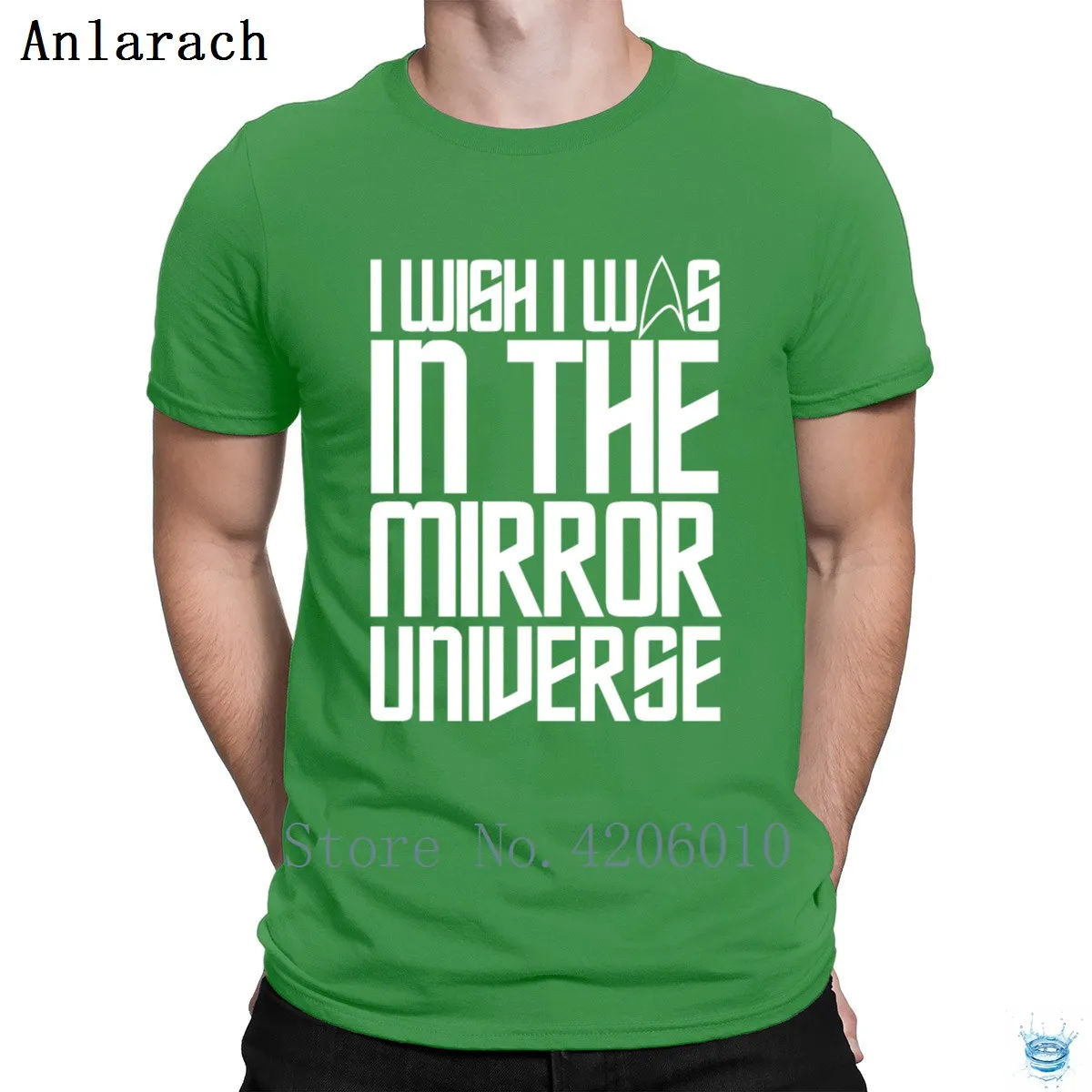 Mirror Universe Wishes T-Shirt Great Graphic Awesome Pictures футболка для мужчин с круглым вырезом и принтом поп-топ летняя футболка Anlarach