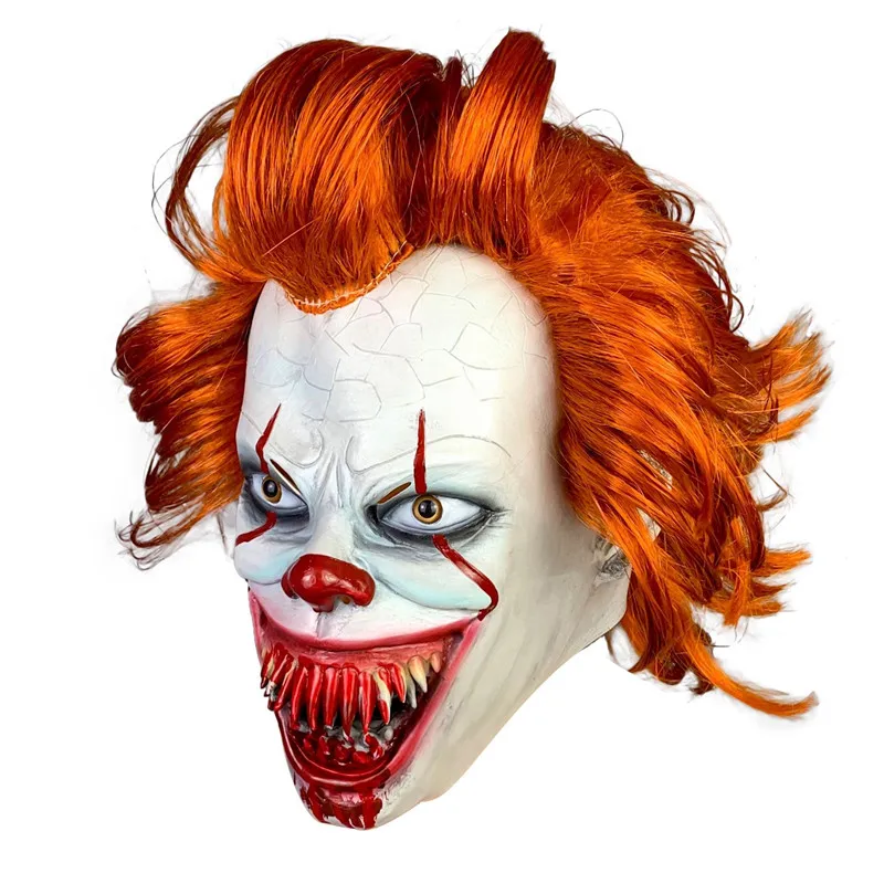 Тип: две версии Pennywise Косплей ужасная маска танцующий клоун Билль скарсгард клоун Косплей латексные маски Хэллоуин