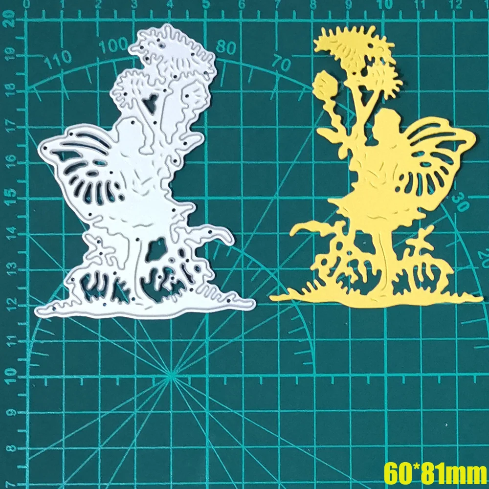 

Beautiful Flower Fairy&Butterfly Angel Metal Cutting Dies Stencils for DIY Scrapbooking Stamp Album Decor Embossing Paper Cards