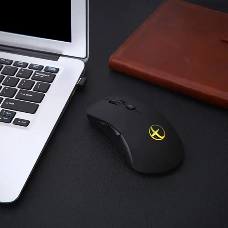 Landas Bluetooth 4,0 Беспроводная Бесшумная игровая мышь USB RGB светодиодный беспроводной Bluetooth перезаряжаемая 2,4G мышь двойной режим для настольных компьютеров