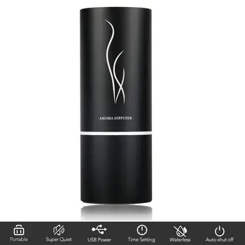 

Rechargeable Portable Essential Oil diffuser Waterless Oil Nebulizer Diffuser Air Purifier Mini Car Aroma Diffuser with Two Mode