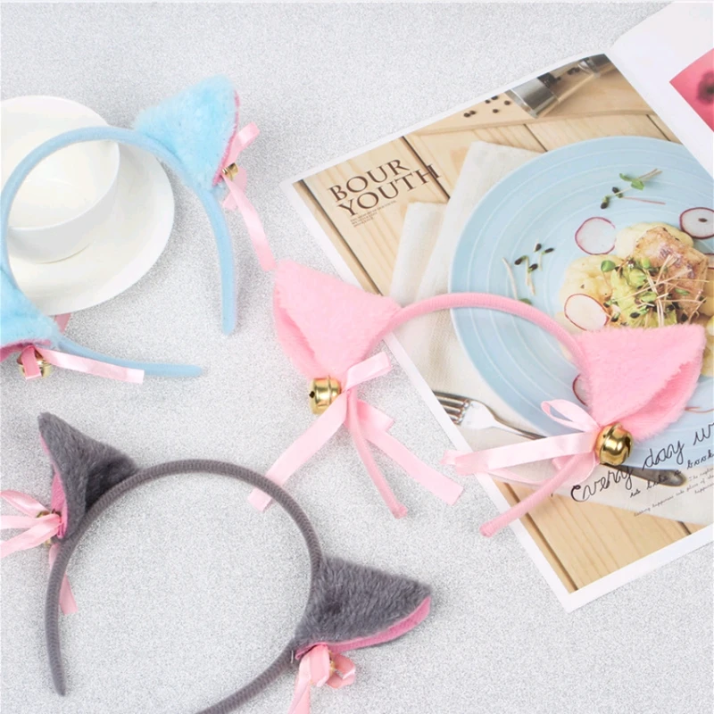Halloween Cat Ears Headband Cosplay Party Headwear