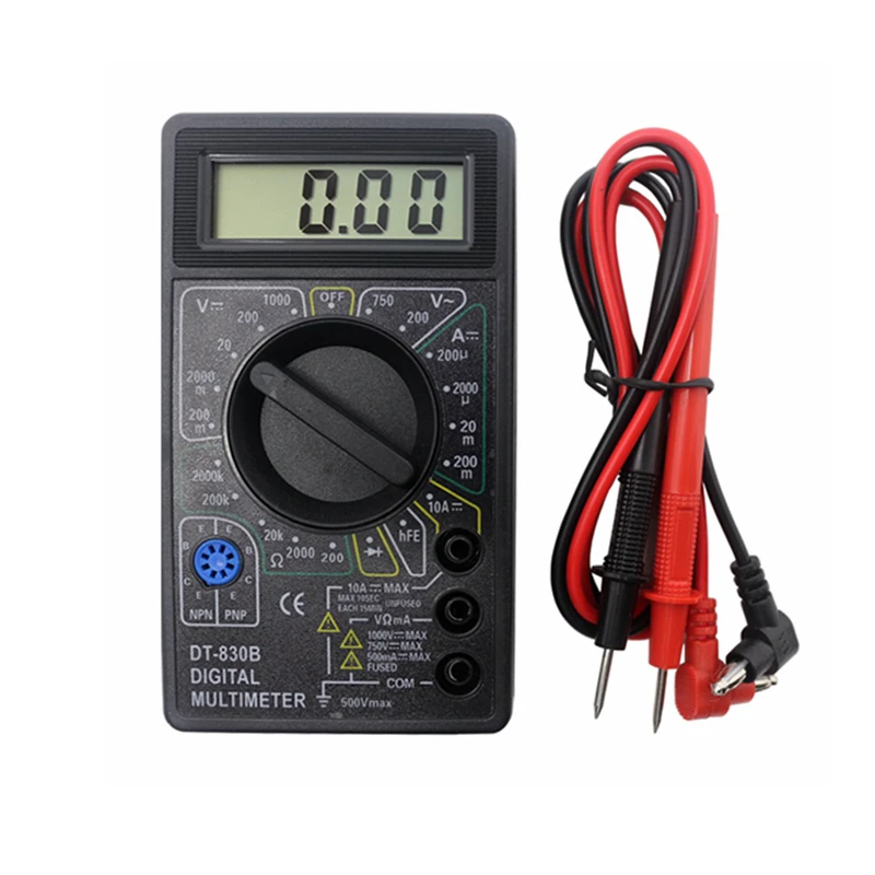 DC10V ~ 1000V 10A AC 750V тест er DT830B ЖК-дисплей Цифровой мультиметр Вольтметр Амперметр
