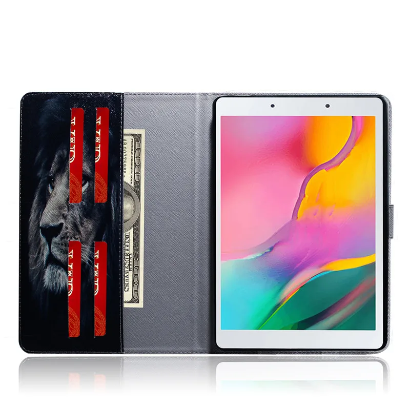 Чехол wekays для samsung Galaxy Tab A 8,0, мультяшный кожаный чехол Fundas для samsung Tab A 8,0 T290 T295 T297, чехол