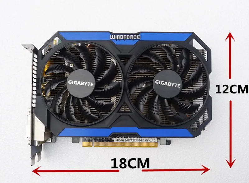 Gigabyte Gtx 960 2gb Graphics Card Gpu Nvidia Gtx960 2gb Video Cards Desktop Pc Screen Computer Board Game Map Gtx 750 Hdmi Vga Graphics Cards Aliexpress