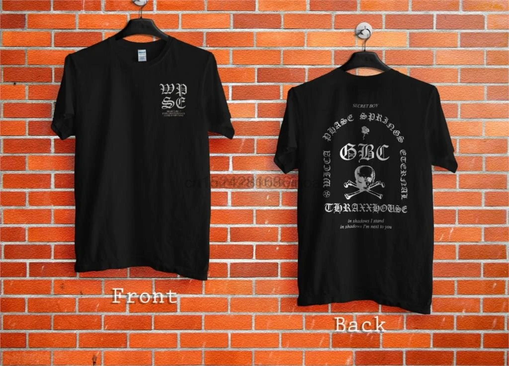 GBC WICCA фазы ветровка футболка Gothboiclique Gbc футболка самоубийц мальчиков