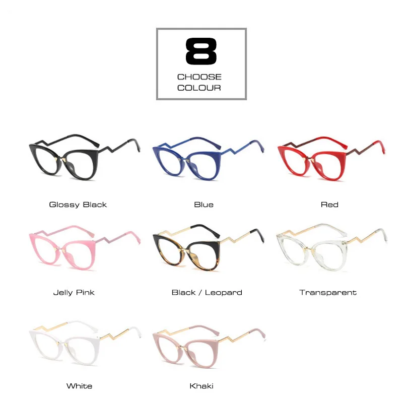 SHAUNA Классическая оправа для очков в стиле кошачьи глаза женские брендовые дизайнерские модные ацетатные красные оптические очки
