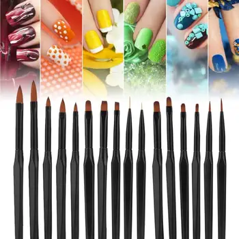 

Rhombus Professional Art Nail Drawing Painting Pen Handle Manicure Tool Set s