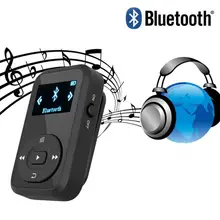 X26 Спортивный Bluetooth MP3 MP4 музыкальный плеер встроенная память 8 ГБ с зажимом дизайн oled-экран без потерь звук Отличная производительность