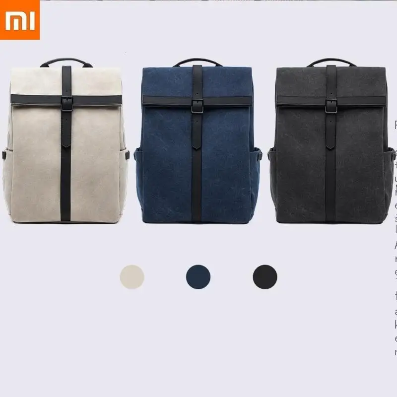 

Original Xiaomi Part Grinder Oxford Leisure Time Both Shoulders Package Strong Wear Resistance Magnetic Stripe Opening Expansion