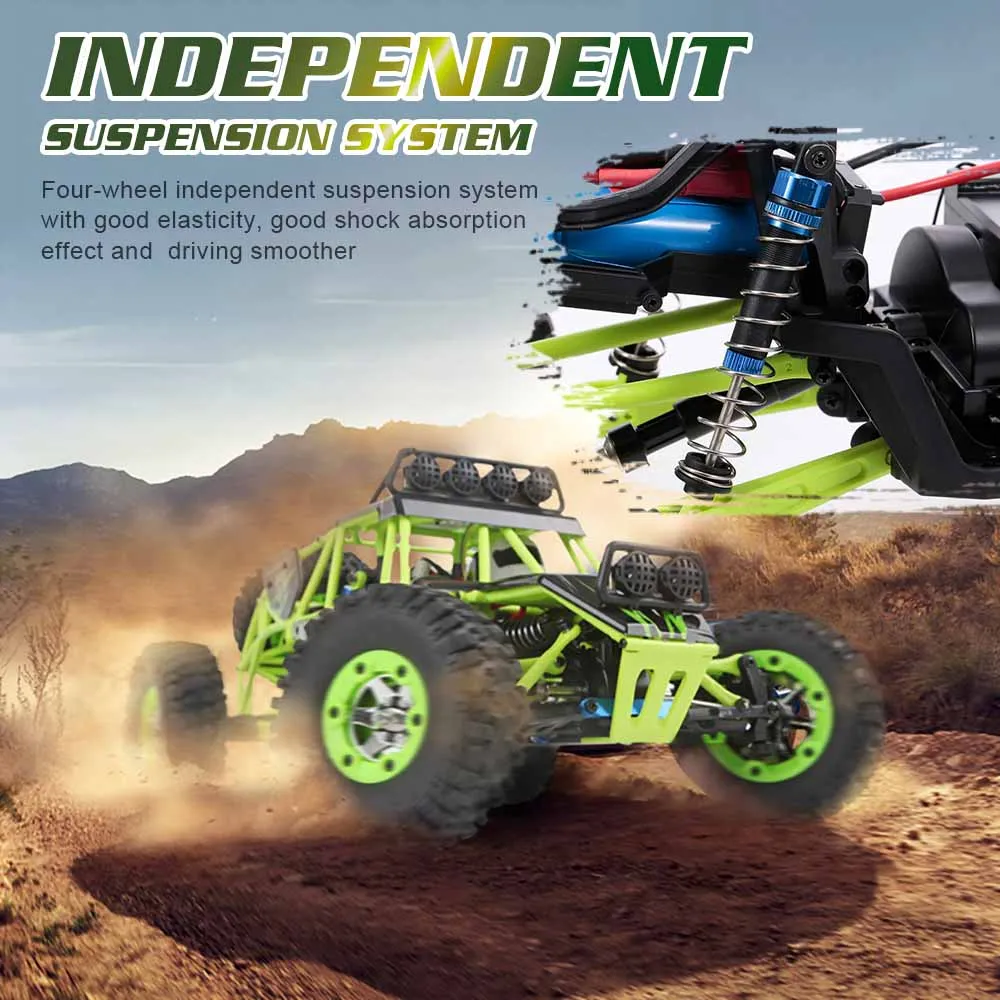 WlToys 12428 D7 1/12 RC автомобиль 2 4 г 4WD Buggy Crawler автомобиля 540 двигателя 50 км/ч Высокая