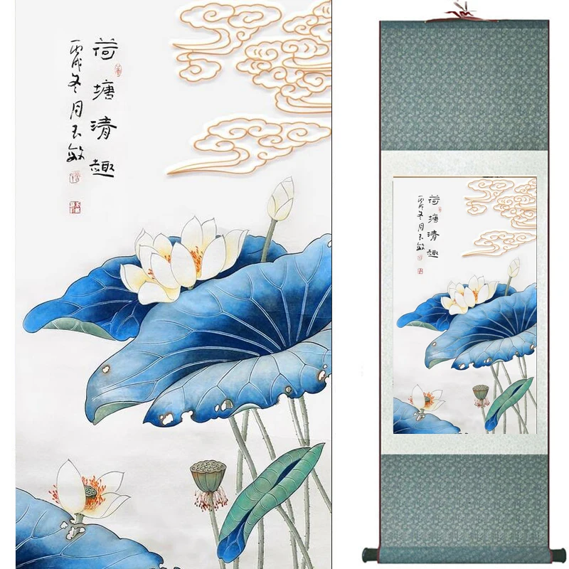Flowers  painting Chinese traditional art painting  home decoration paintings20190817045