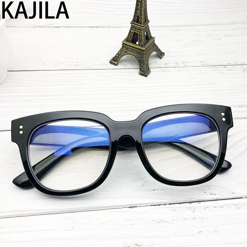 

New Arrival 2019 Trending Brand Designer Transparent Square Glasses Frame For Women Men Gradient Black
