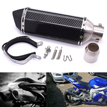 

Motorcycle Modified Muffler 36-51mm Universal Exhaust pipe For YAMAHA MT-07/FZ-07 FJ-09 MT-09/SR/FZ-09 FZ1 R3 R6 R1 R25 R125