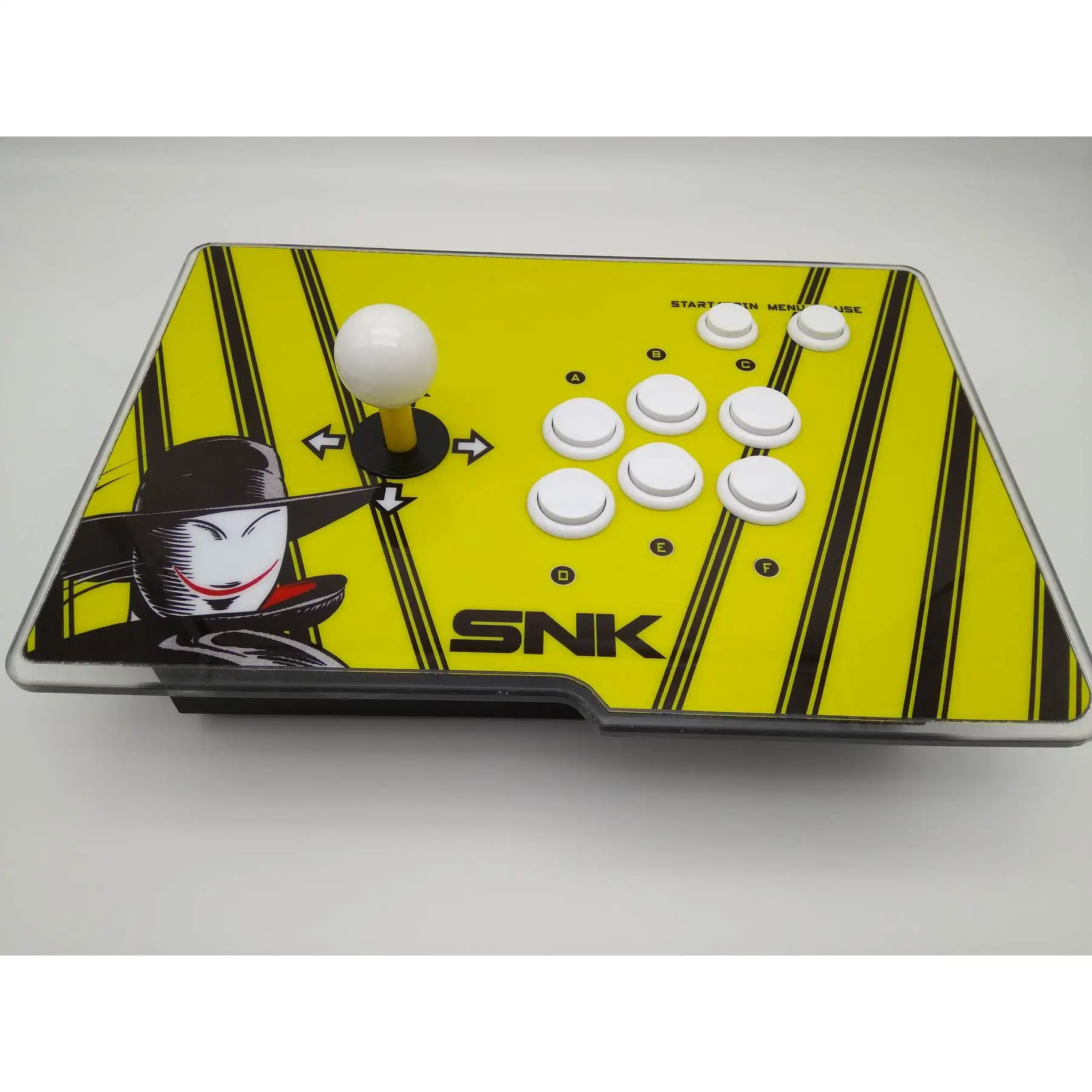 Joystick Giallo Per Bartop/Neo Geo Mvs 15 Pin Nuovo