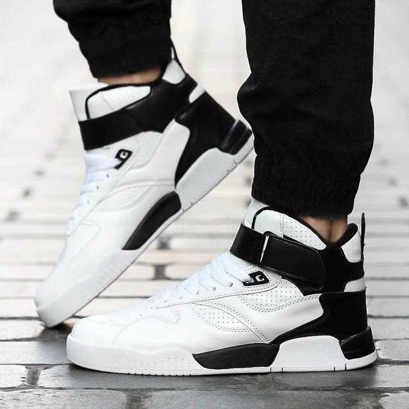 

2016 Autumn And Winter Men Casual Sports High-top Board Shoe Hip Hop Students Youth Fashion MEN'S SHOES