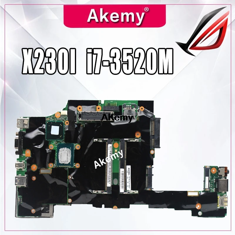 

new original laptop Lenovo ThinkPad X230 X230i motherboard mainboard i7 i7-3520M CPU FRU 04X4513