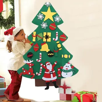 

DIY Christmas Snowman Non-Woven Fabric Child Exquisite Creation Entertainment DIY Christmas Tree Christmas Wall Decoration