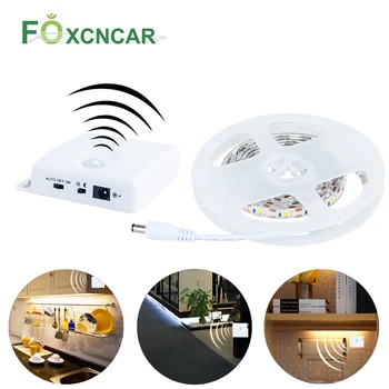 

PIR Motion Sensor LED Light Strip 5V Under Bed Cabinet Lights Waterproof Closet Lighting Christmas Kitchen Home Decoration Lamp