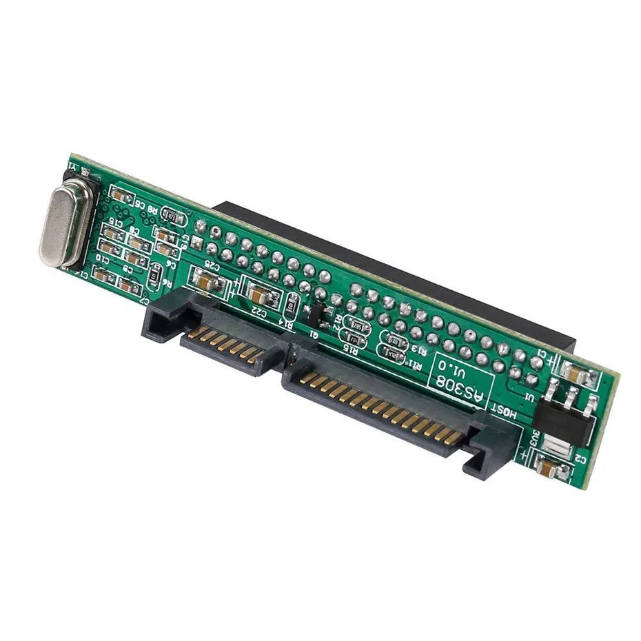 Карта адаптера преобразователя 44Pin мама 22 контактный SATA штекер на IDE 2 4 дюймовый
