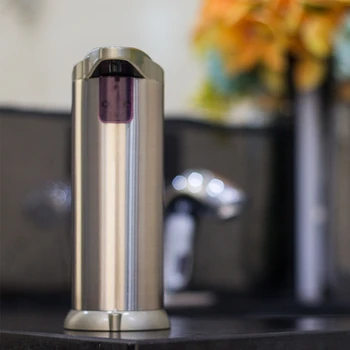 

250ml Stainless Steel Automatic Sensor Touchless Shampoo Liquid Soap Dispenser