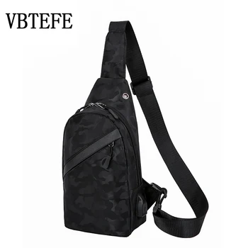 

VBTEFE New Multifunction Camouflage Crossbody Bag For Men Casual Shoulder Messenger Bags Male Outdoor Trip Chest Bag Pack