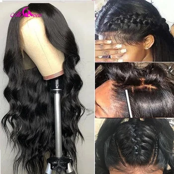

Ali Coco 13x6 Lace Front Human Hair Wigs Pre Plucked Hairline Brazilian Body Wave 360 Lace Frontal Wig With Baby Hair For Women