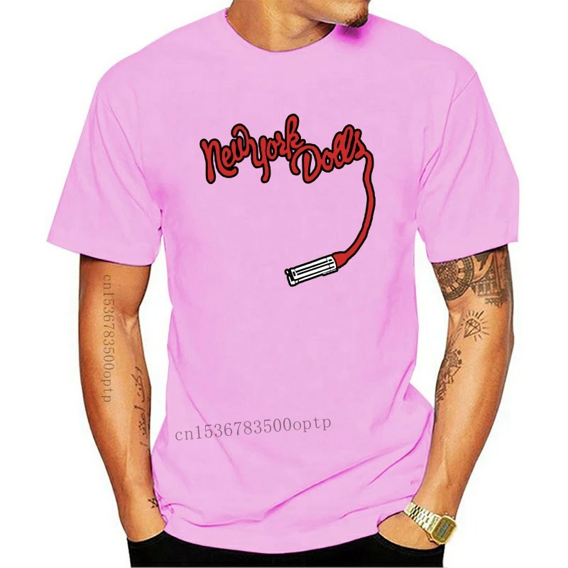 Camiseta de manga corta con Logo de New York Dolls, camiseta negra con  estampado ambiental personalizado, ropa barata al por mayor| | - AliExpress