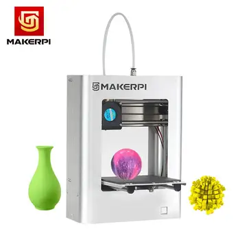 

MakerPi M1 Desktop Mini 3D Printer Fully Assembled 100*100*100mm Print Size Aluminum Frame One-button Printing Smart Levelin