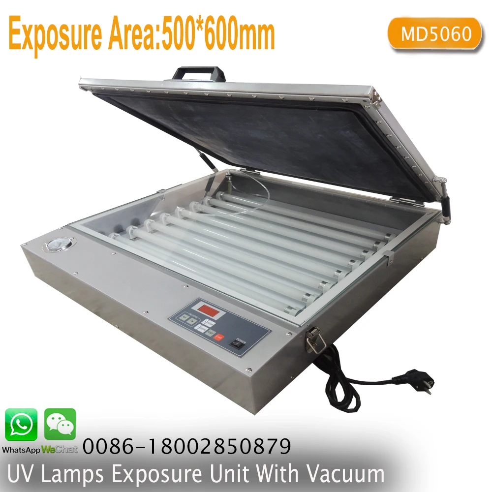 MD5060 Screen Printing Exposure Unit covering size 500*600MM UV Vacuum Exposure Unit