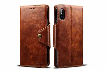 

YXAYN Wallet Cover case Leather Flip Case For iPhone 8 7 Plus X XS 11 Pro MAX Phone Back Case